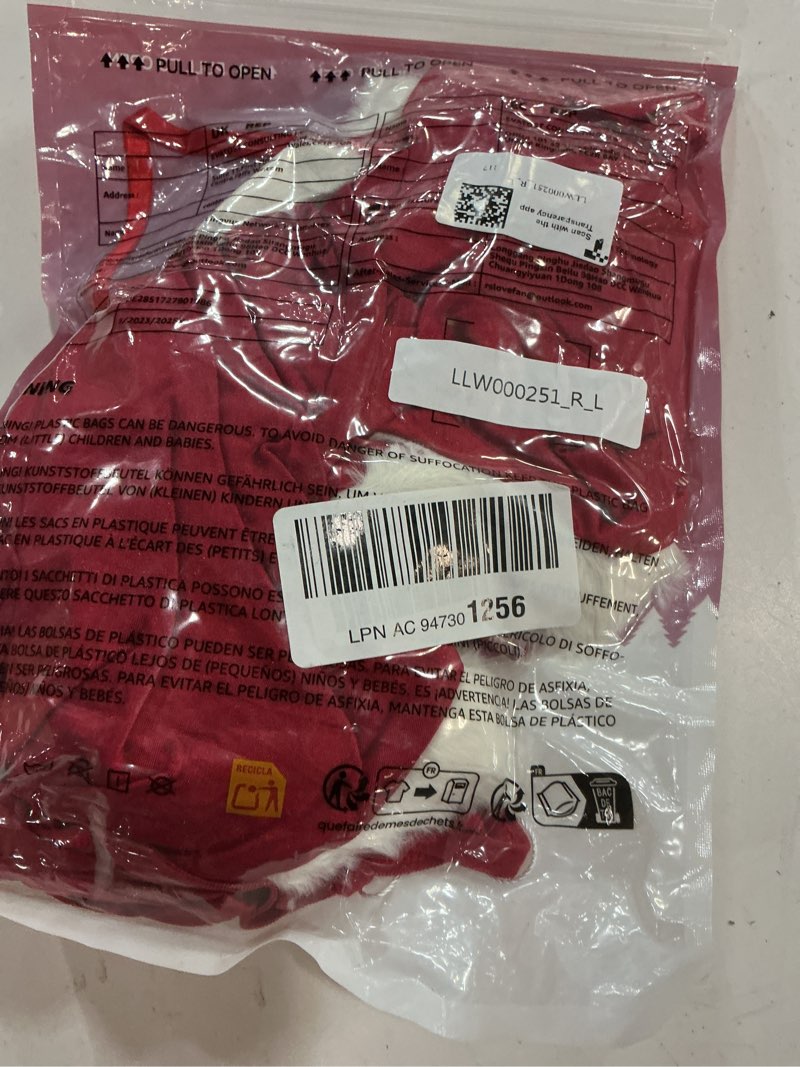 Condition photo showing New/Like New for RSLOVE Christmas Lingerie for Women Sexy Santa Lingerie Set Babydoll Chemise Sleepwear Large Christmas Red