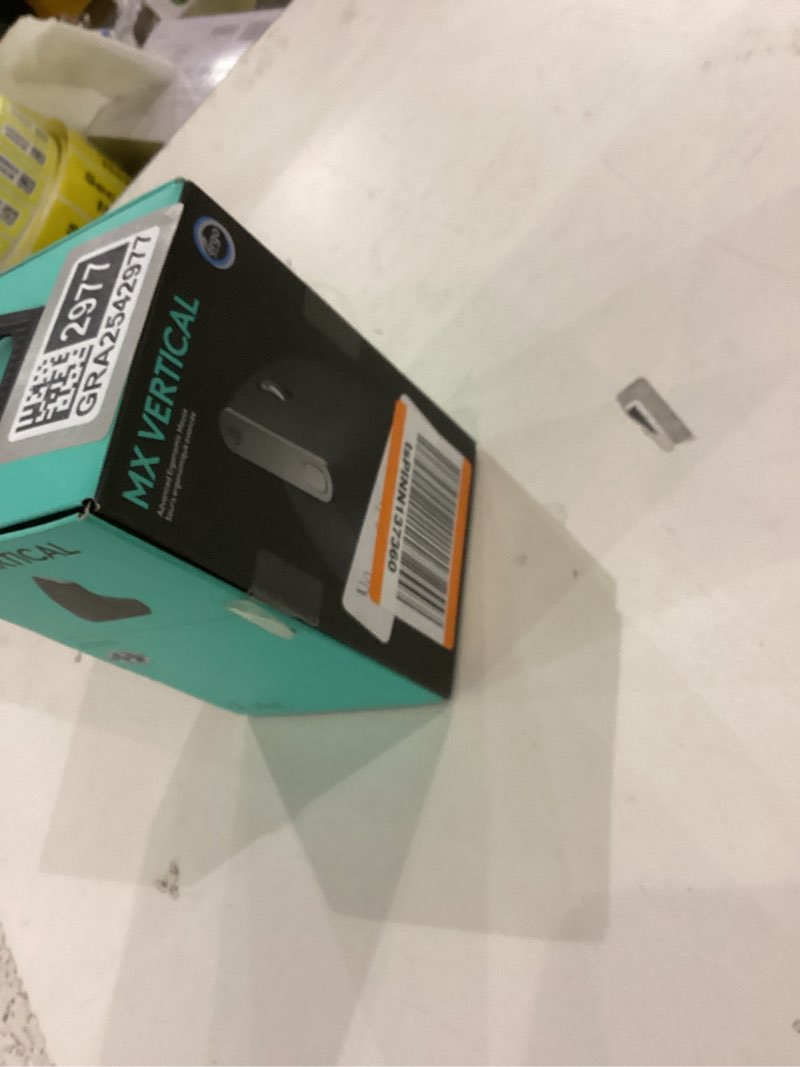 Condition photo showing As Is for Logitech MX Vertical Wireless Mouse – Ergonomic Design Reduces Muscle Strain, Move Content Between 3 Windows and Apple Computers, Rechargeable, Graphite