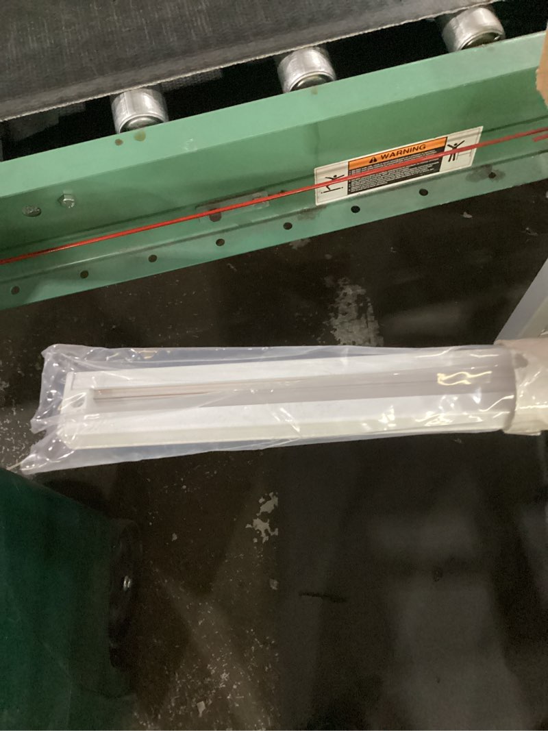 Condition photo showing Good Condition for lighting, h track 4 feet single circuit,120v with 2 endcaps in white, ul listed