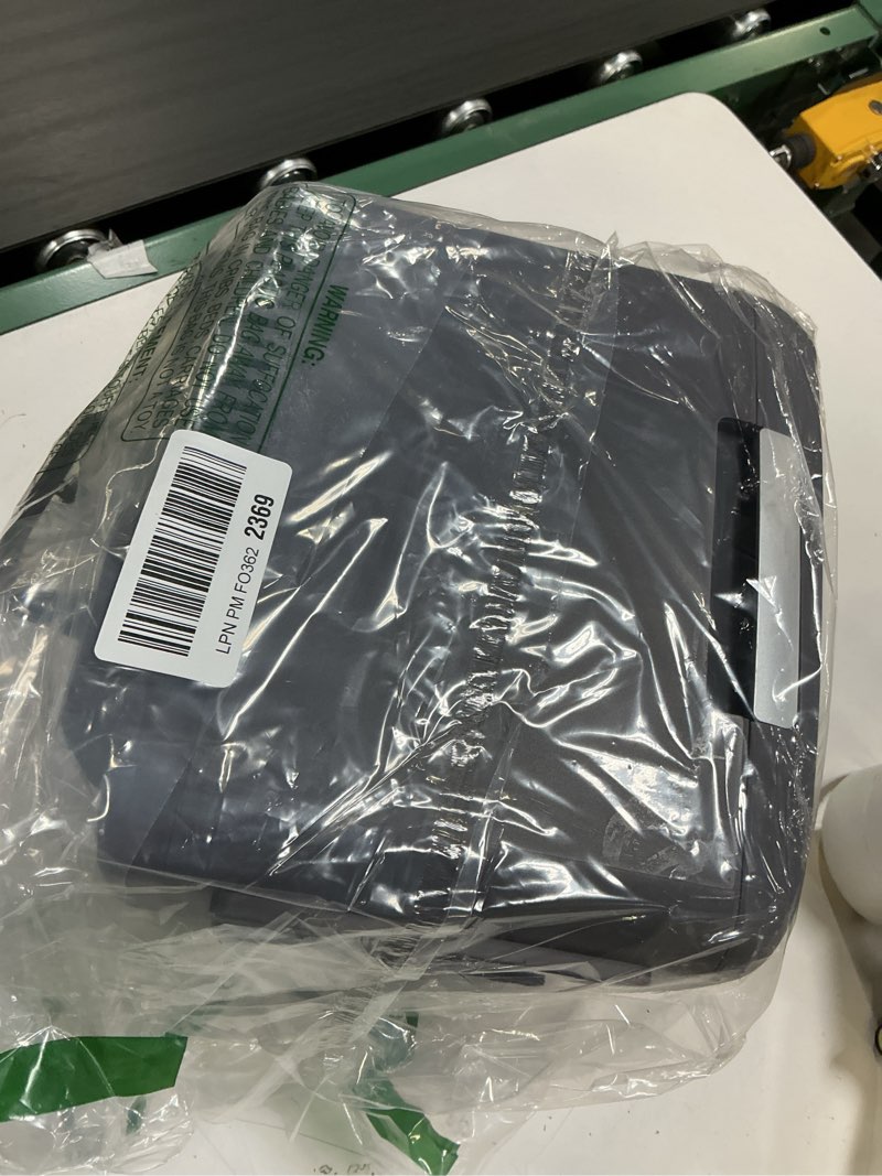 Condition photo showing As Is for Frigidaire Gaming Light Up Mini Beverage Refrigerator, 6 can, 4 liters, Cooler with large see through door and LED lights Perfect for Gaming Experience, Home, Office, or Cars.12V Charger (Stealth)