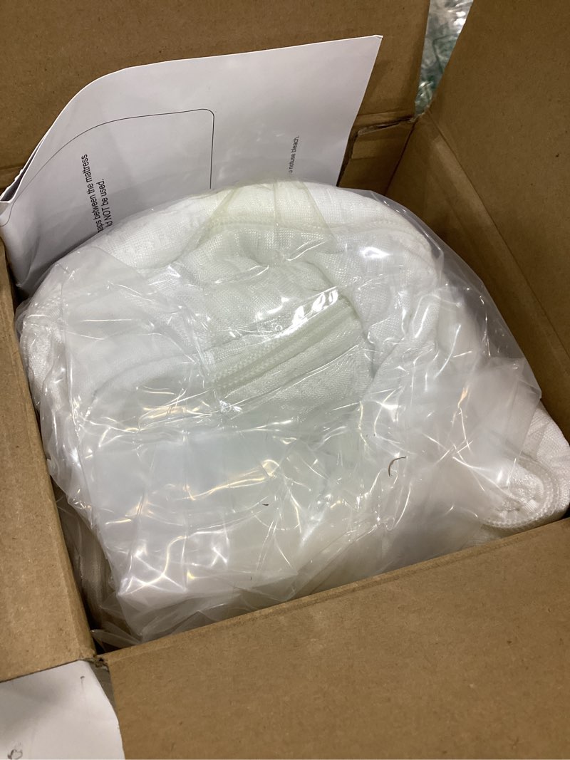 Condition photo showing Good Condition for lisara baby bassinet mattress, 32 x 18 dual sided gel memory foam mattress with waterproof, removable and breathable ice silk cover, fit for ronbei bassinet, ingenuity foldaway and cuddor bassinet rectangle 32" x 18"