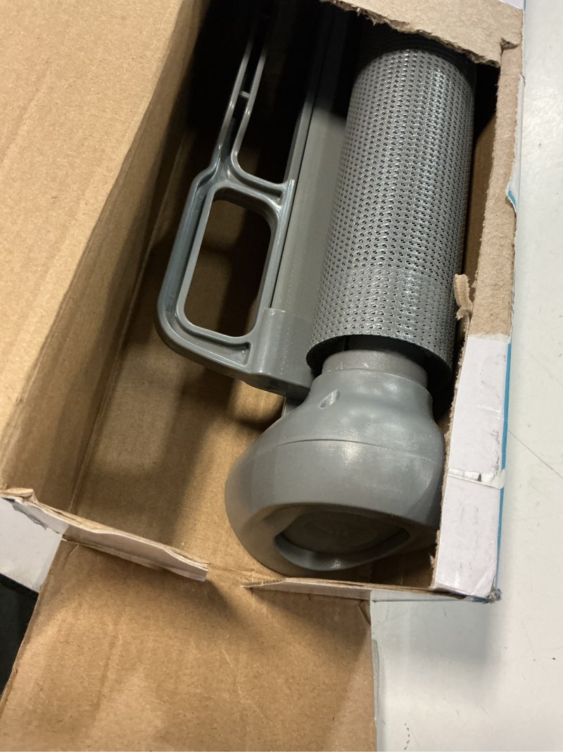 Condition photo showing As Is for Retractable Baby Gates No Drilling | 54" Wide x 38" Tall Dog Gates for Stairs | Indoor/Outdoor Use | Child Gates for Doorways, Deck, Porch, Hallways, Patio - Gray A-grey 54" Wide x 38" Tall - No Drilling