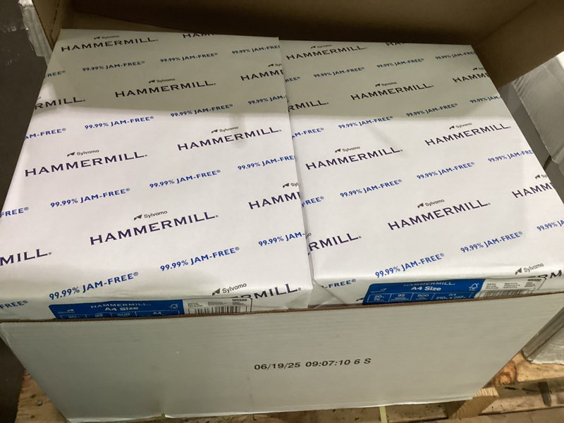 Condition photo showing New/Like New for hammermill a4 paper, 20 lb copy paper (210mm x 297mm) - 92 bright, made in the usa - 10 ream (5,000 sheets)