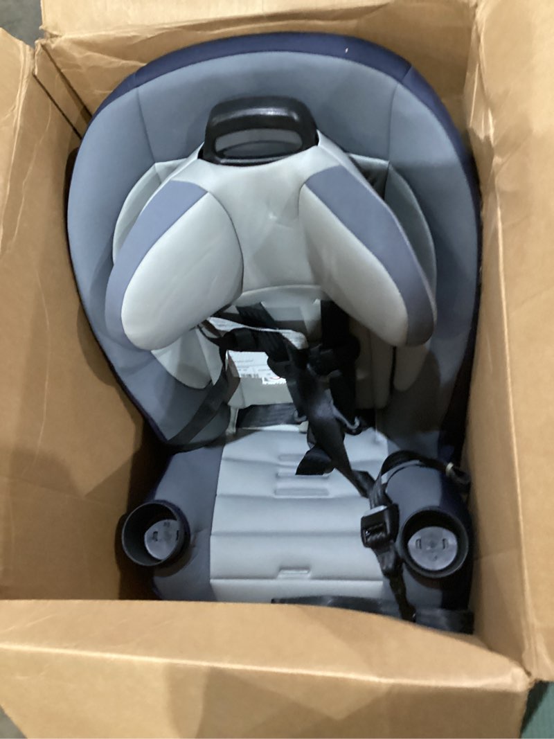 Condition photo showing Good Condition for Safety 1st Ellaris 3-in-1 Convertible Car Seat, Slim Fit Design, Rear & Forward-Facing, 5-Position Headrest, 3-Across Fit, Travel-Friendly with Machine-Washable Seat Pad, London Blue