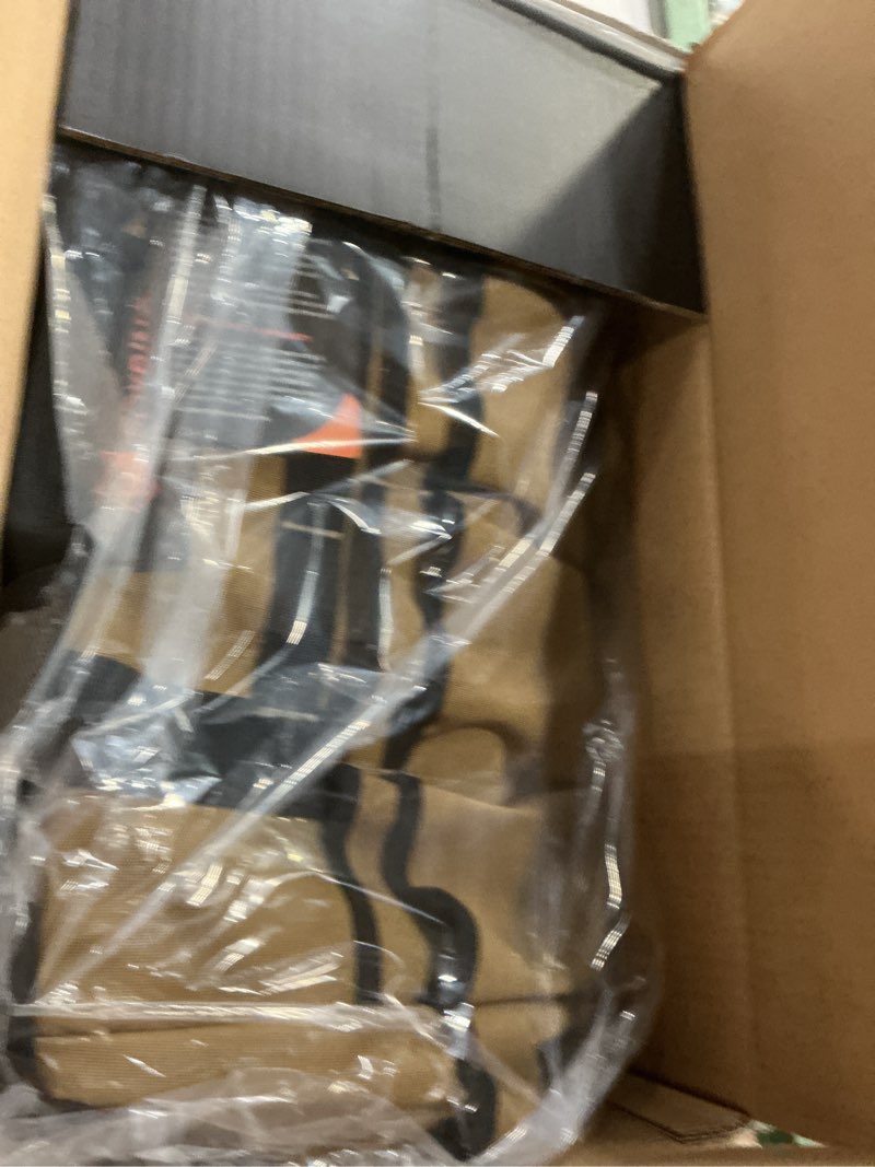 Condition photo showing New/Like New for Heavy Duty Tool Bag 16-Inch, 42-Pocket Portable Empty Tool Box Organizer Storage, Anti-Collapse Toolbox Organization, 1200D Oxford Soft Handle Carrying Toolbag, Gifts for Men Father Dad 16 inch