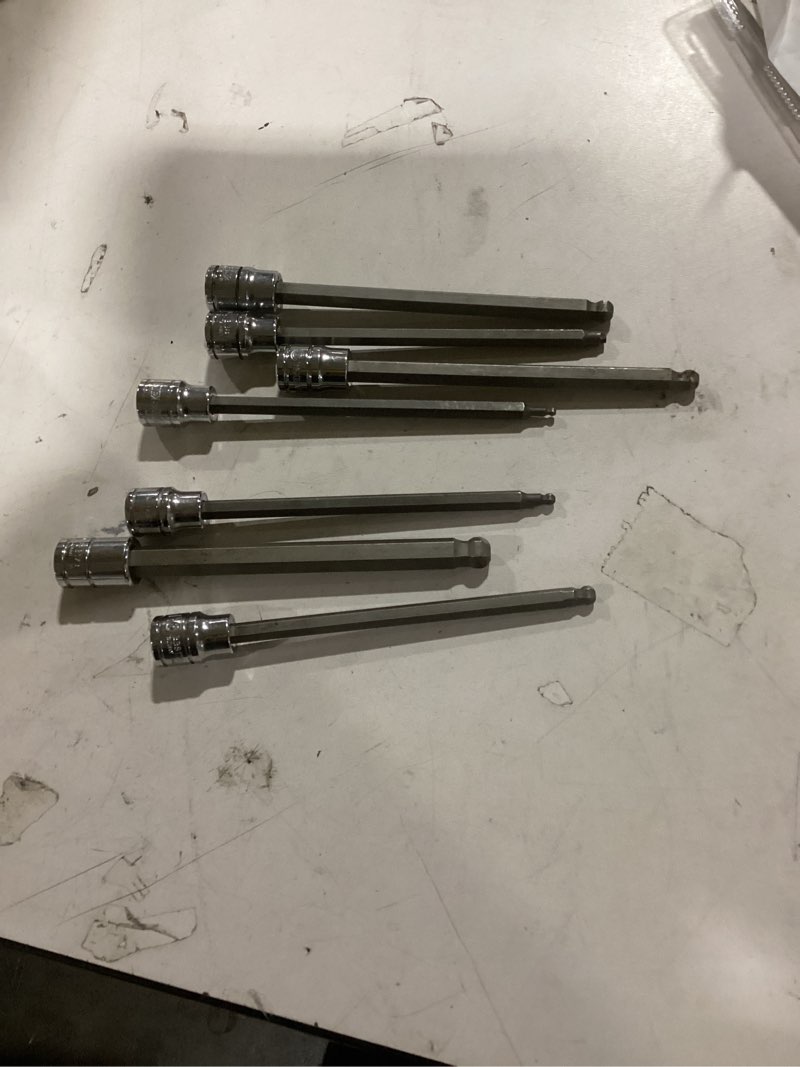 Condition photo showing As Is for Kobalt 7 -Piece 1/4-in 3/8-in Drive Set Hex Bit Driver Socket Set