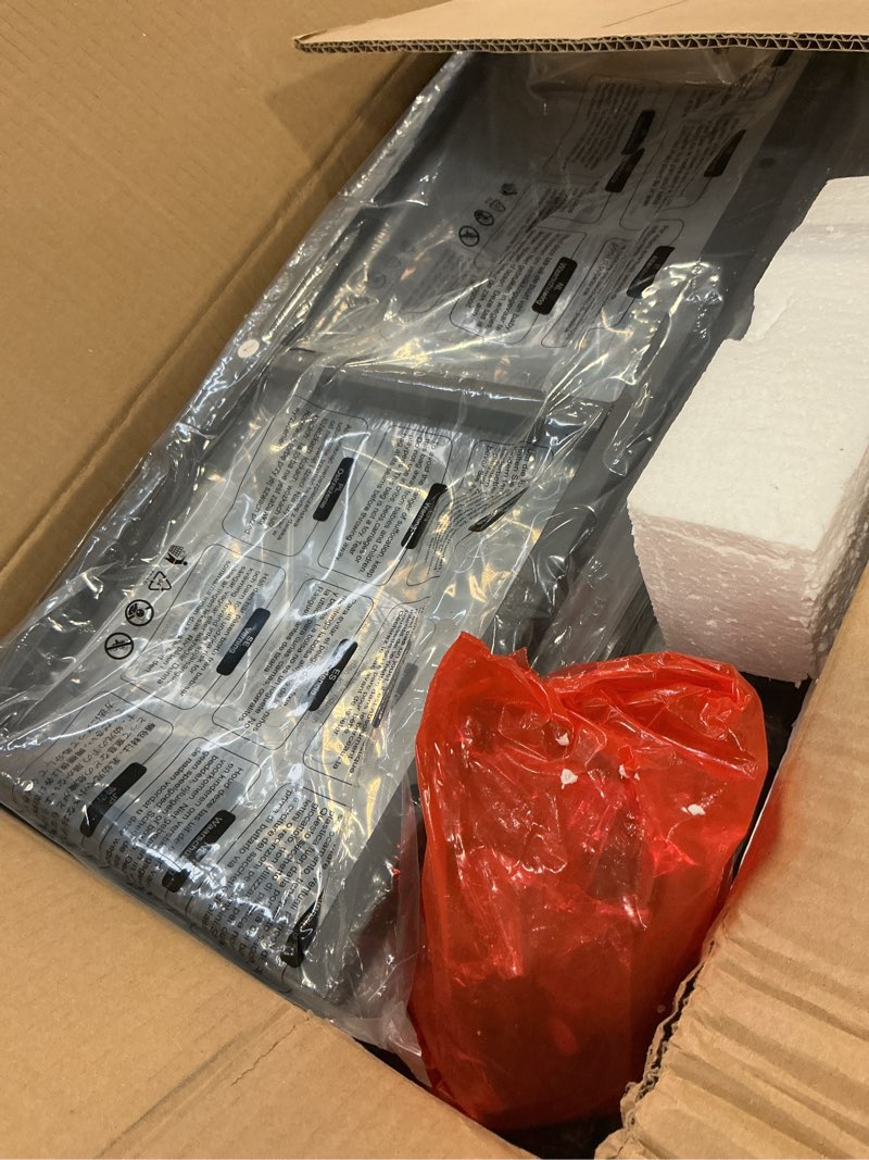 Condition photo showing As Is for (Incomplete);5 Tier Bookshelf, Modern Bookcase with Bookends and 4 Drawers Storage Organizer, Metal Industrial Display Shelf, Free Standing Storage Shelving Unit for Bedroom, Living Room and Home Office Black