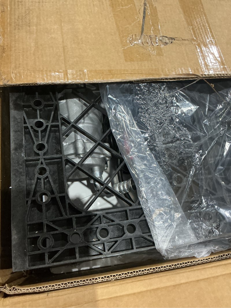 Condition photo showing As Is for 12v truck cab air conditioner 10000btu 12 volt universal dc air conditioning electric split ac unit for semi trucks rv crane tractor bus boat automotive camper van motorhome new energy white
