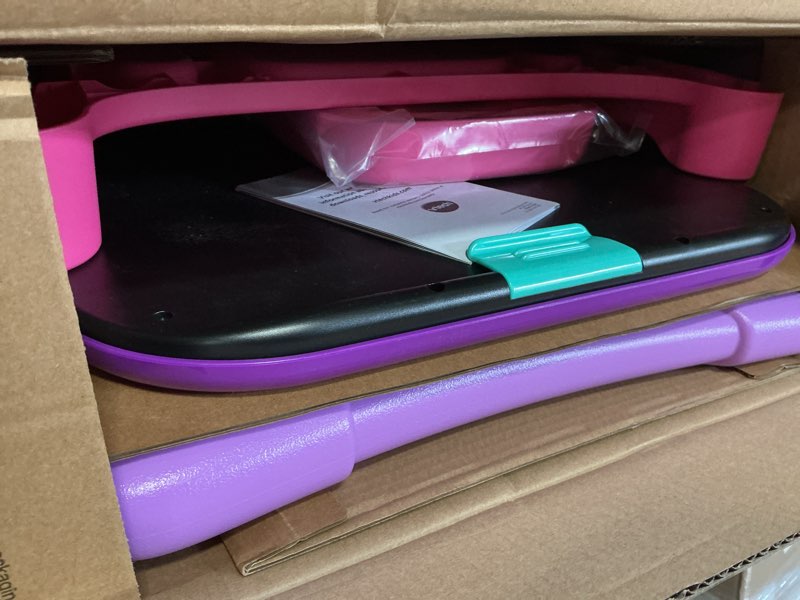 Condition photo showing As Is for vtech touch and learn activity desk (frustration free packaging), purple purple frustration free packaging