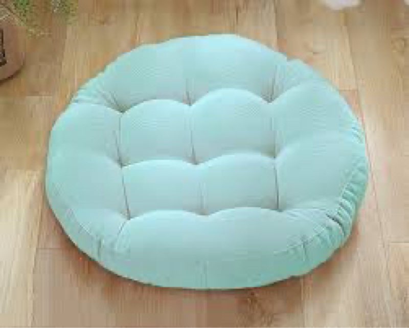 4 Pcs-Inch Round Chair Cushions, Plush Seat Pads for Dining Room Chairs, Soft Foam Padding for Winter Comfort, Stylish Floor Pillow Cushions for Stools and Chairs (Beige)