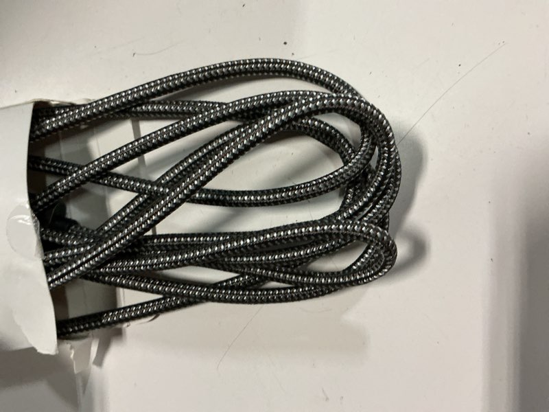 Condition photo showing Good Condition for 8k displayport to hdmi cable 10 ft, 8k@60hz, 4k@120hz, 2k@240hz nylon braided, unidirectional displayport 1.4 source to hdmi 2.1 display, dp to hdmi compatible with pc, dell, amd, lenovo, monitor, hp displayport to hdmi 10 ft