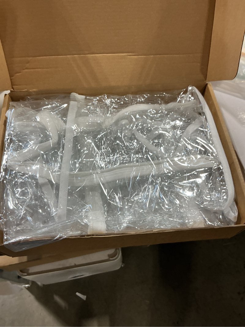 Condition photo showing Good Condition for 6 packs clear zippered storage bags sweater moth bags plastic storage for blankets clothes bed sheet organizer with zipper for closet linen sweater bed sheet clothes pillow(16 x 14 x 4 inch)