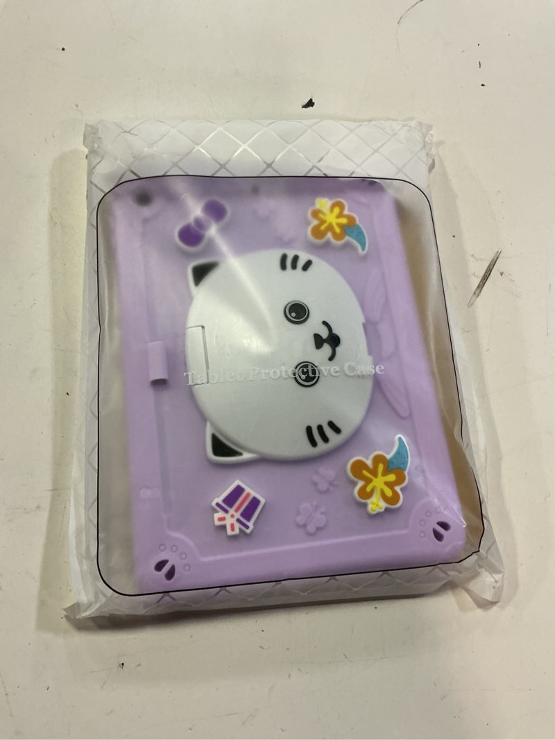 Condition photo showing New/Like New for tomorry for ipad 9th/8th/7th generation case 10.2" with screen protector,cute cat stand,penci holder shoulder strap,shockproof protective case for ipad 10.2 inch 2021/2020/2019 kids girls (purple) purple case for ipad 9th/8th/7th generation 10.2 inch