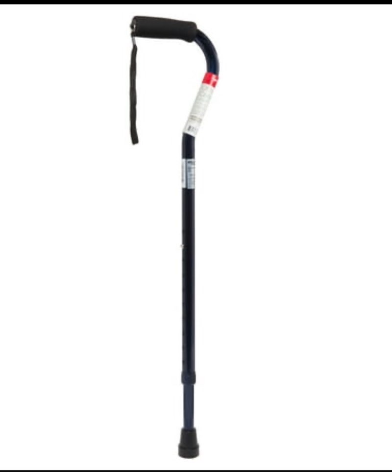 equate mobility offset handle cane  unisex  ice blue