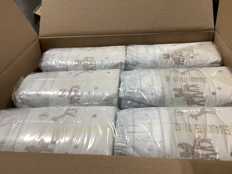 Condition photo showing New/Like New for Pampers Swaddlers Diapers, Size 3 (13-26 lbs), 168 Count, Absorbent, Keeps Baby Dry and Comfortable, Skin Safe Disposable Baby Diaper Size 3 168