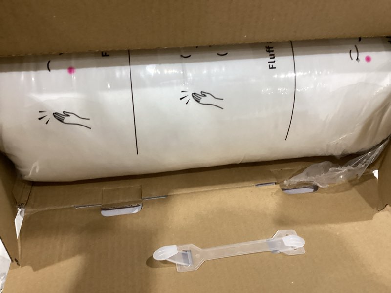 Condition photo showing Good Condition for l lovsoul goose feather down pillow queen size of 2,ultra soft 100% organic cotton fabric, 700tc,800 fill power, luxury hotel collection bed gusseted pillows for back, stomach or side sleepers white queen of 2(20x30inches)