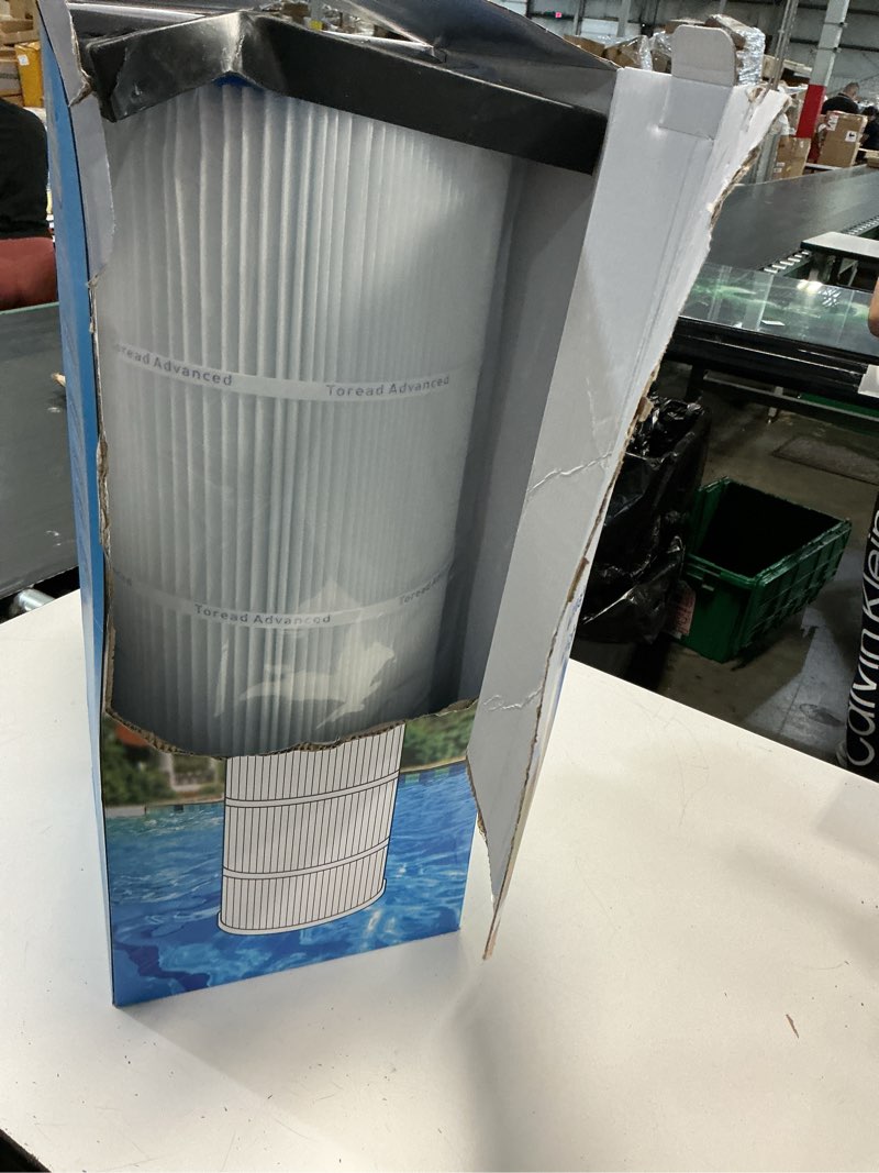 Condition photo showing As Is for toread® replacement for pool filter pentair cc100, ccrp100, pap100, pap100-4, ultral-c3, unicel c-9410, r173215, filbur fc-0686, 59054200, 160316, 160354, sp100 predator 100, 100 sq. ft. cartridge