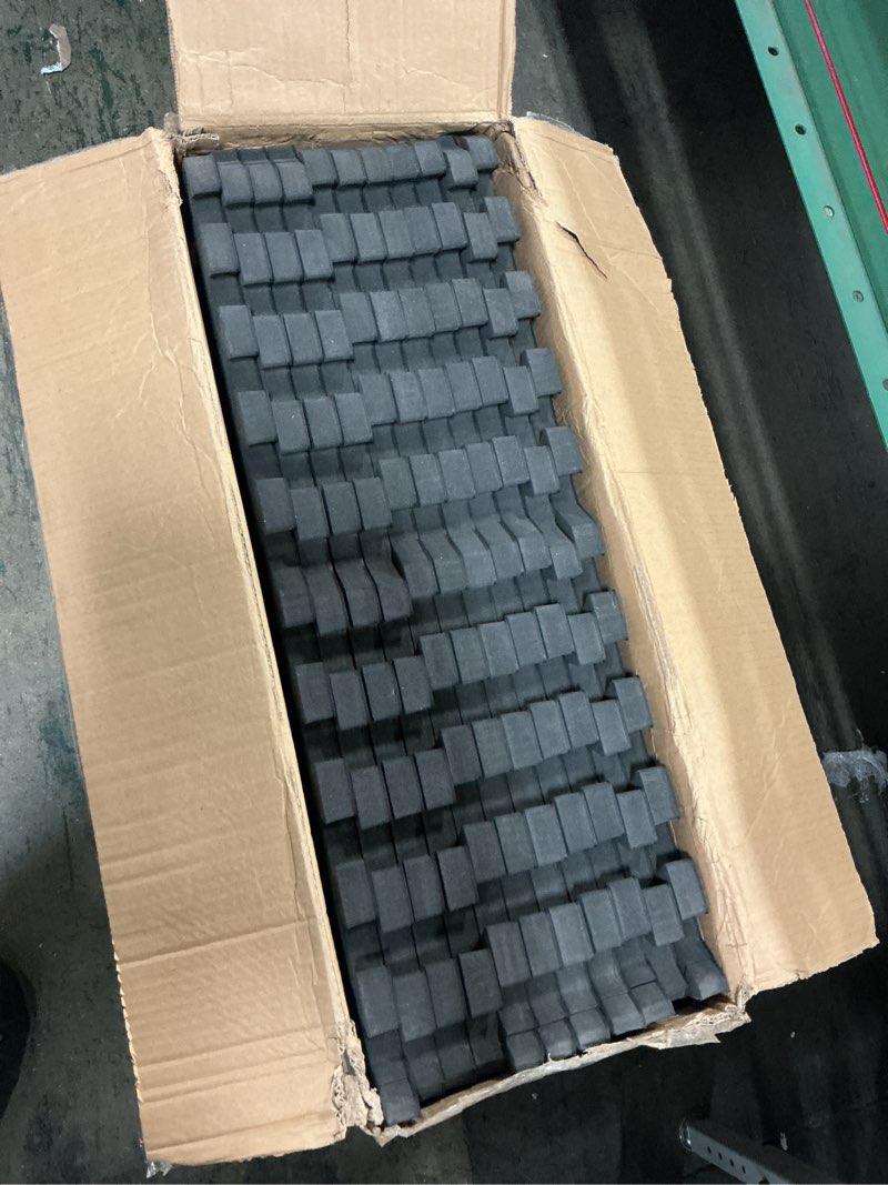 Condition photo showing Good Condition for AIRHOP 0.79in Thick 48 Sq Ft Exercise Equipment Mats, 12 Tiles Upgraded Rubber Top with High Density EVA Foam, Large Interlocking Puzzle Gym Flooring for Home Gym, Heavy Weight Workout,Black Black/No Dots 48 Sq Ft