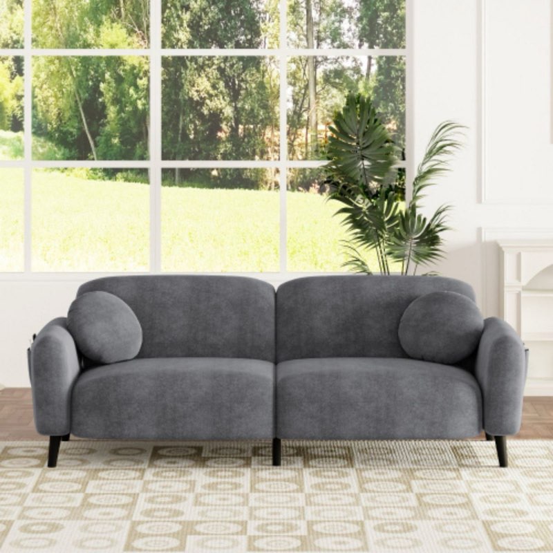 (Incomplete, box A only ) Fabric Sofa for Living Room, Bedroom, and Apartment Use
