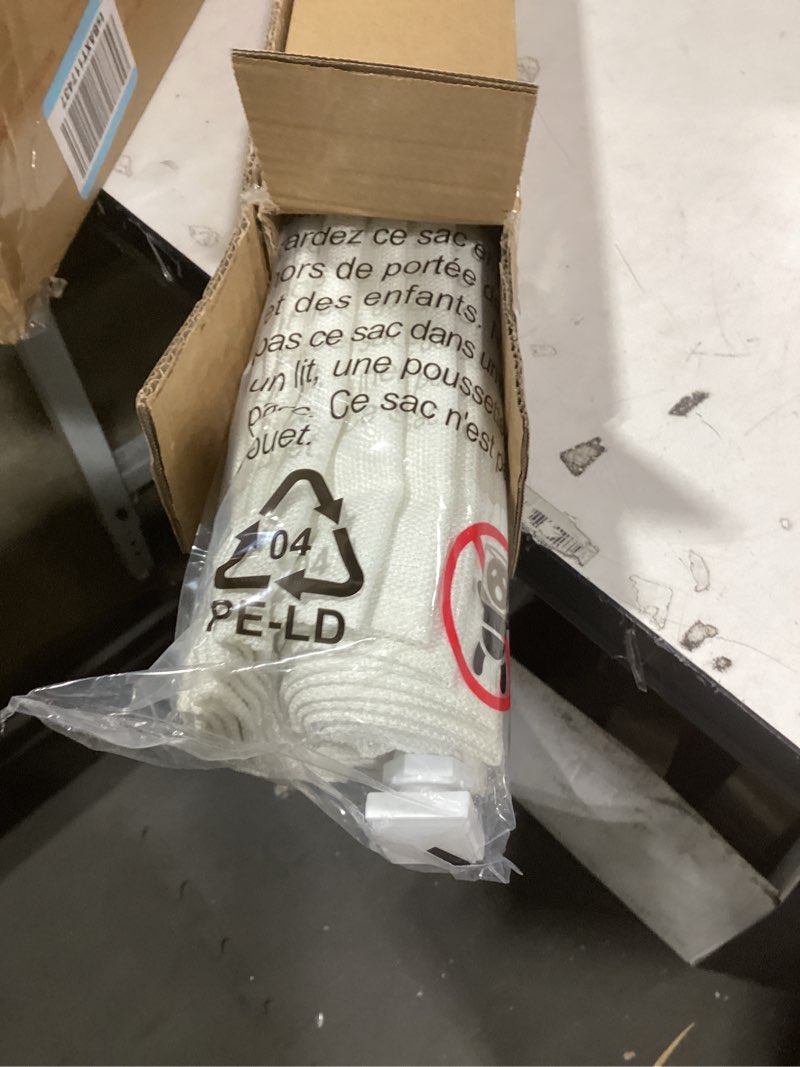 Condition photo showing Good Condition for LazBlinds No Drill Roman Shades for Windows, Cordless Light Filtering Window Shades with UV Protection, Polyester Fabric for Bedroom & Living Room, 28" W x 64" H, Off White Light Filtering - Off White 28"W x 64"H