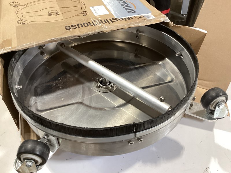 Condition photo showing Good Condition for westinghouse universal 16.5” pressure washer surface cleaner attachment - stainless steel - 4400 max psi, 1/4” connector - for gas and electric pressure washers 16.5" stainless steel surface cleaner