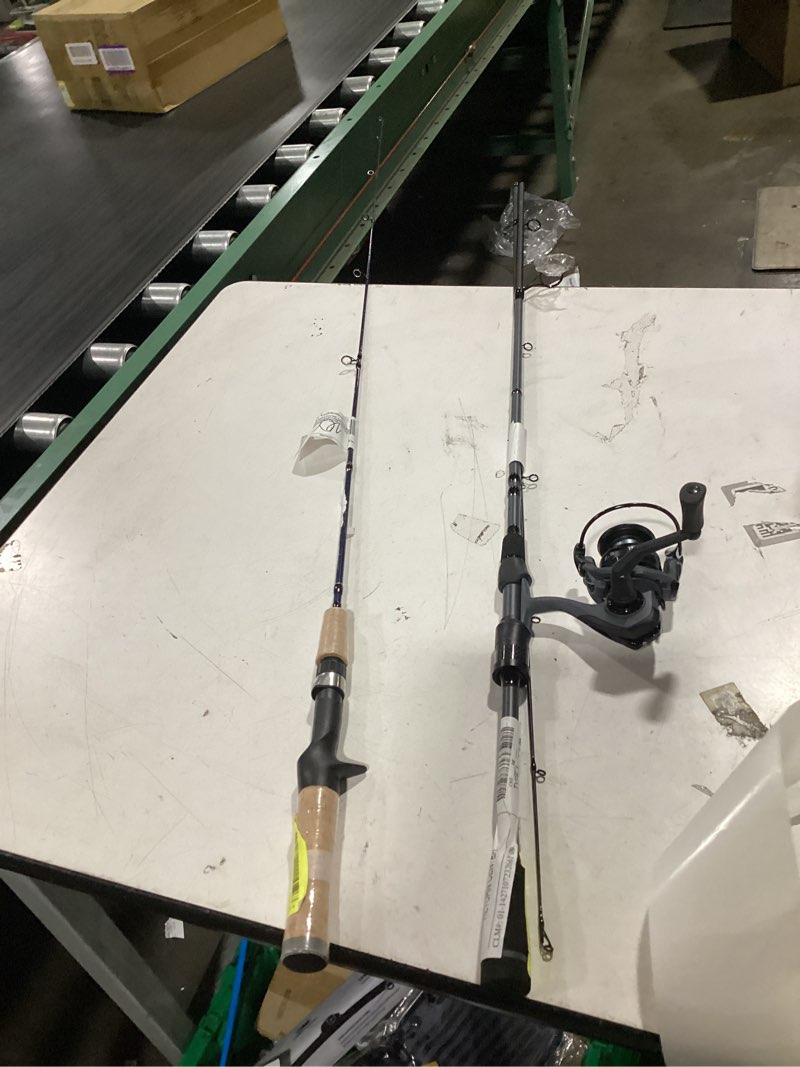 Condition photo showing Good Condition for zebco verge spinning fishing reel, size 20 reel, changeable right- or left-hand retrieve, pre-spooled with 8-pound zebco fishing line, all-metal gears, tru balance rotor, black (clam packaging)