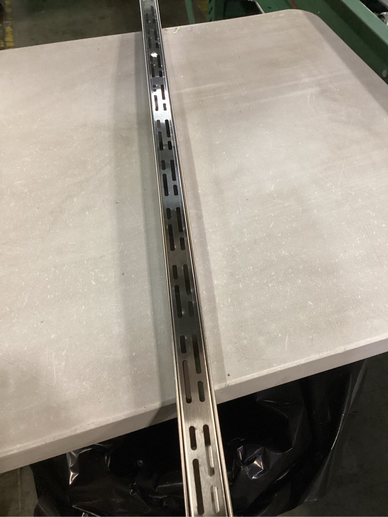 Condition photo showing New/Like New for channel drain 1.25-inch wide x 3.3-feet long,silver outdoor pool deck drain channel 304 stainless steel,pool drain for paver/patios/walkways w-1.25inxl-3.3ft silver