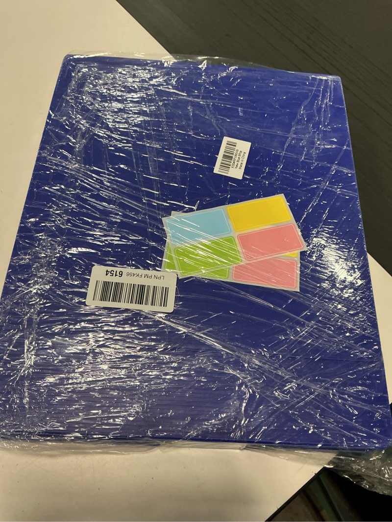 Condition photo showing New/Like New for 6 Pack Blue Desk Dividers for Students, Privacy Shields Folder for Students, Durable & Waterproof Plastic Study Board, Classroom Teacher Supplies Test Divider, Includes Extra Labels Blue 6 Pack