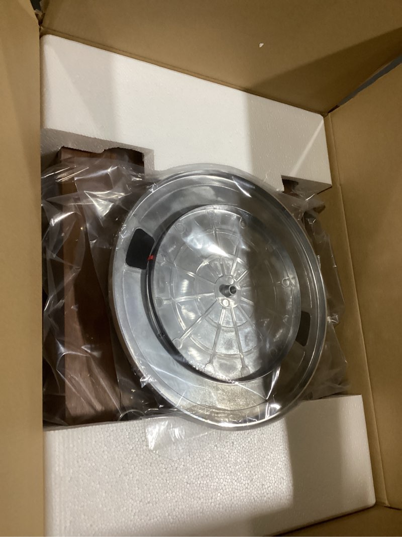 Condition photo showing Good Condition for Record Player with Speakers, Turntables for Vinyl Records with AT-3600L Cartridge, Belt Drive 2-Speed (33/45 RPM), All in One Vinyl Player for Music Lovers (Walnut) H2501-Walnut