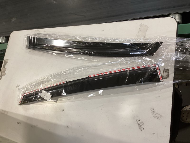 Condition photo showing As Is for in-channel rain guards for volkswagen (vw) jetta 2019-2026, window visor shields vent deflector shade wind dark smoke 2020 2021 2022 2023 2024 2025 19 20 21 22 23 24 25 26, tape-on inside-mount, 4pcs for 2019-2026 | volkswagen (vw) jetta | in-channel
