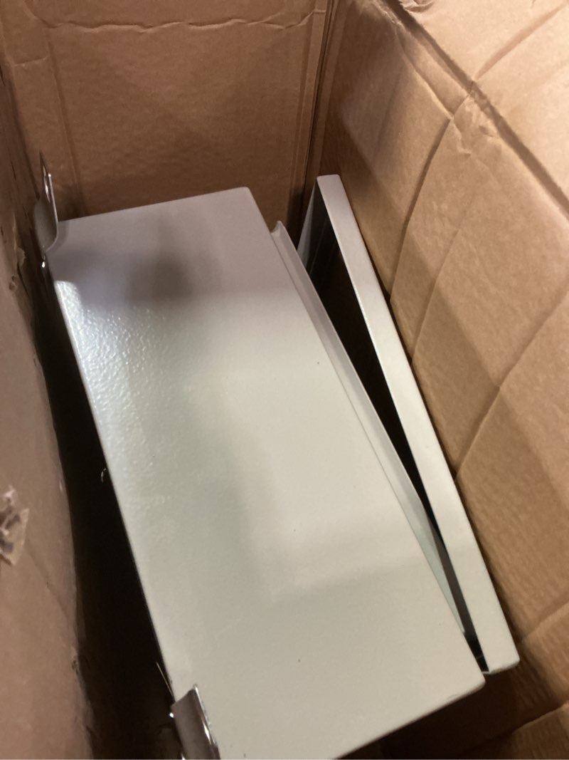 Condition photo showing As Is for vevor nema steel enclosure, 12" x 12" x 6" nema 4x steel electrical box,ip66 waterproof & dustproof,outdoor/indoor electrical junction box,with mounting plate