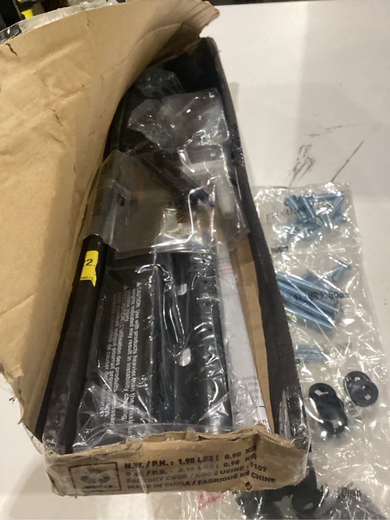 Condition photo showing Good Condition for perlegear no drill tv wall mount for most 24-65 inch tvs up to 100 lbs, studless tv mount, drywall tv bracket with max vesa 400x400mm, no stud, easy install, low profile, pgmt7 24-65 inch fixed tv wall mount