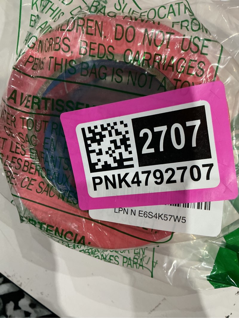 Condition photo showing Good Condition for painters tape, 1 inch x 55 yards x 2 rolls pink painters masking tape for indoor and outdoor use, medium adhesive paint tape for diy crafts, arts, painting, easy removal