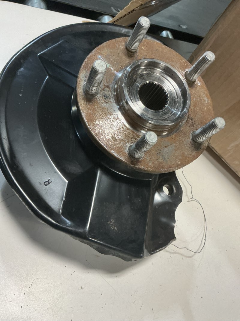 Condition photo showing As Is for duralast suspension knuckle assembly dllk919l