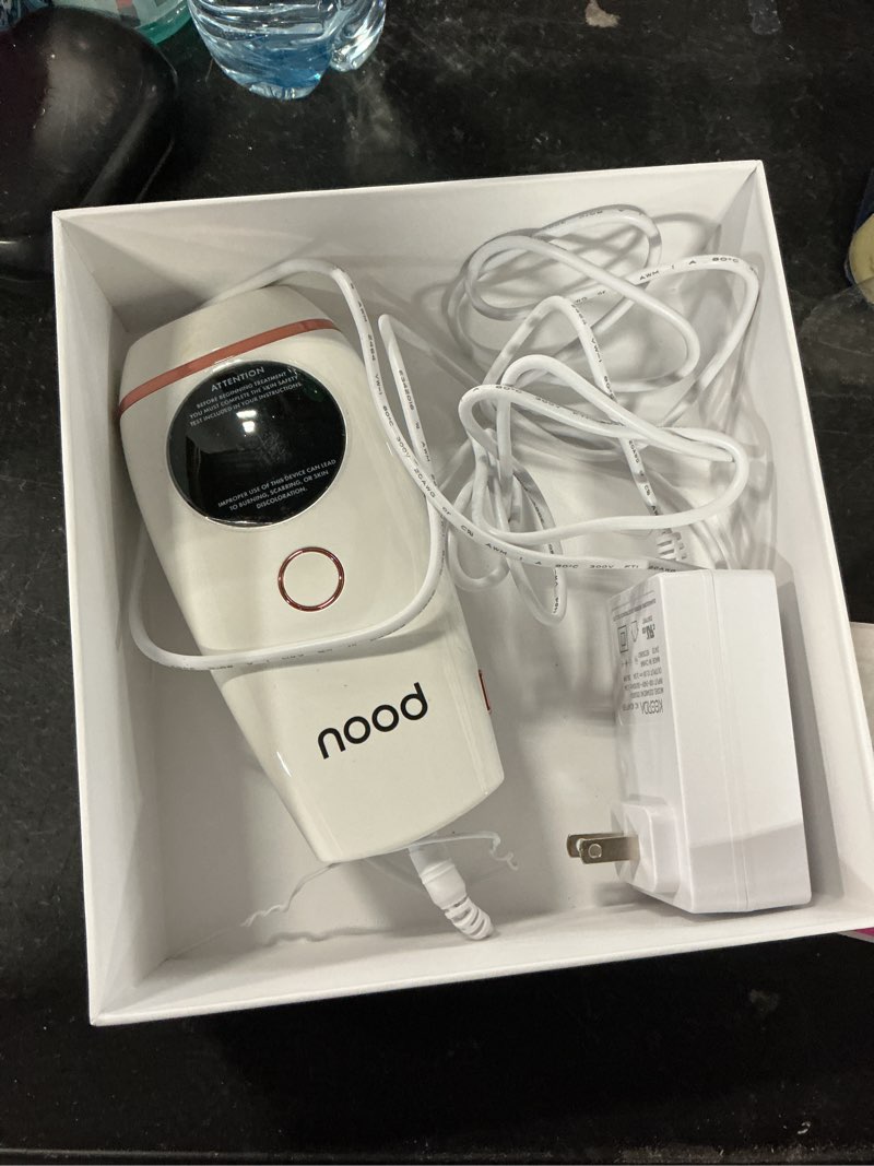 Condition photo showing As Is for nood the flasher 2.0 ipl permanent hair removal