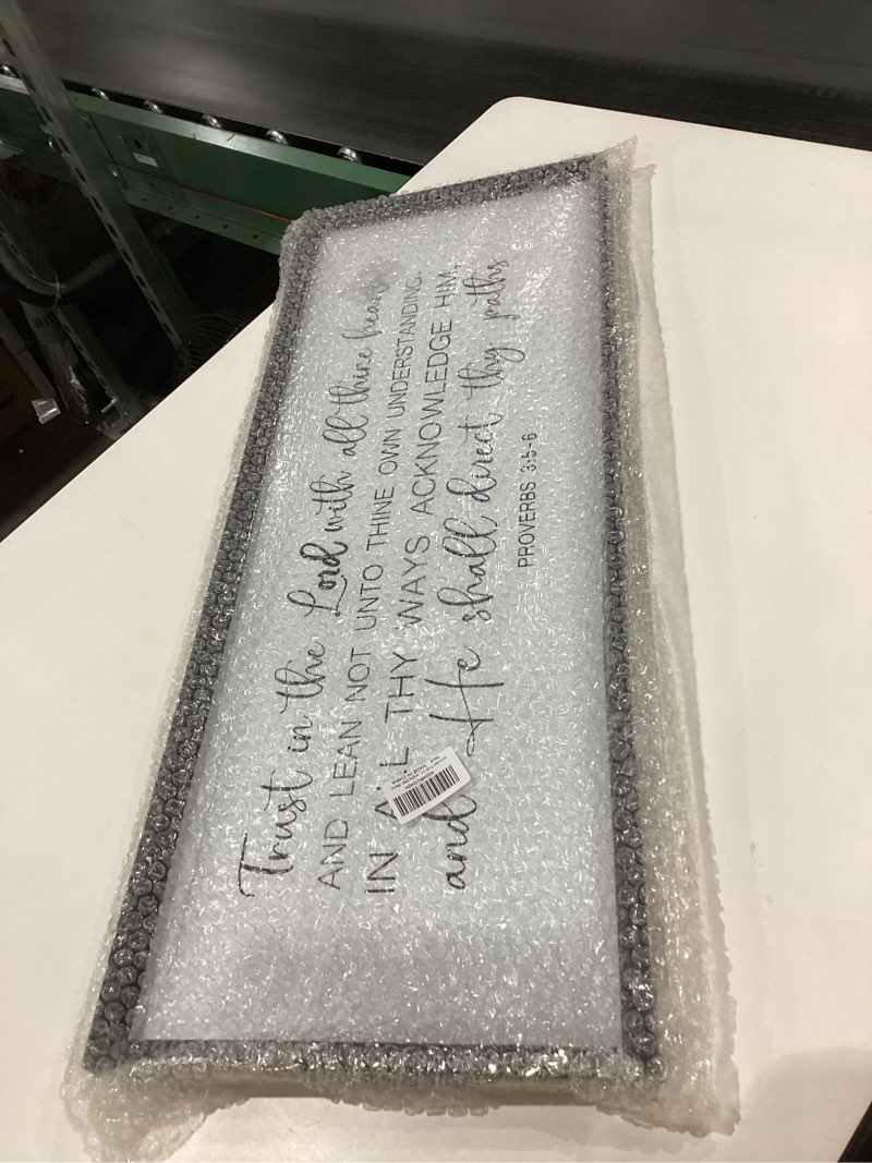 Black framed Proverbs 3:5-6