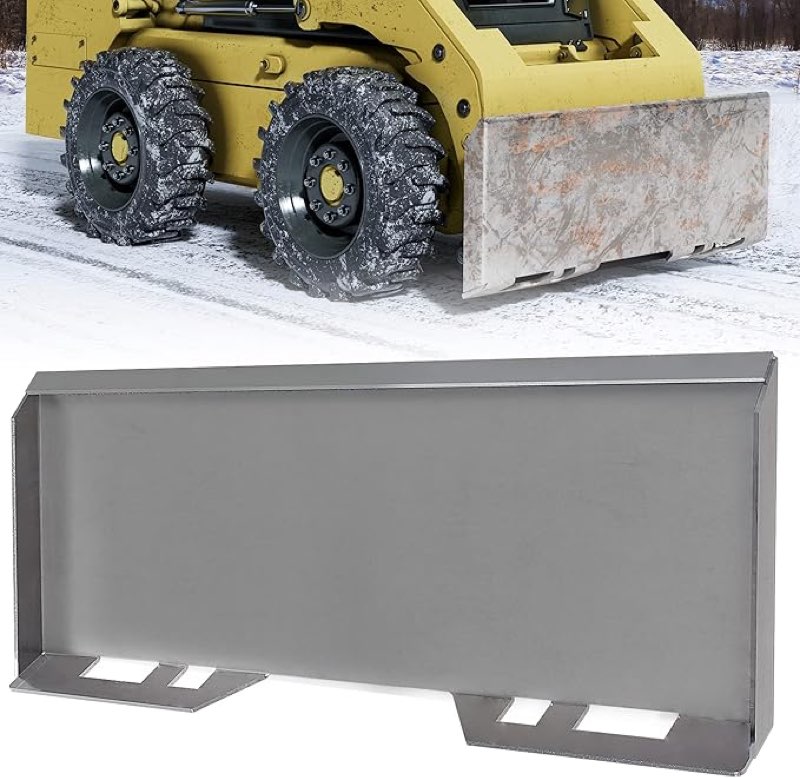 YITAMOTOR 3/8" Skid Steer Attachment Plate Universal Quick Attach Mount Plate Comspatible with Kubota, Bobcat Skid Steers ctors TOR 3/8" Skid Steer Attachment Plate Universal Quick Attach Mount Plate Compatible with Kubota, Bobcat Skid Steers ctors