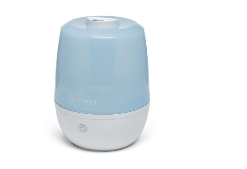 safety 1st everyday compact cool mist humidifier, blue