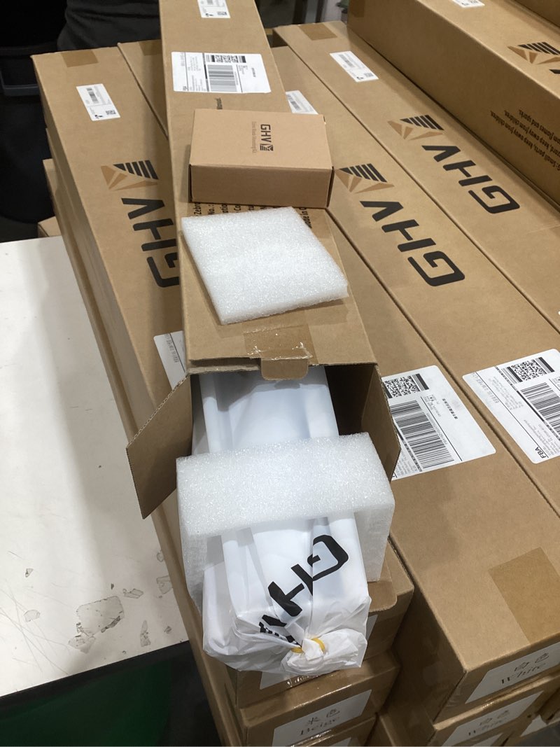 Condition photo showing New/Like New for ghv cordless zebra blinds for windows free-stop shades light filtering dual layer light control for day and night (white, 31 in (w) x 64 in (h)) white 31 in (w) x 64 in (h)
