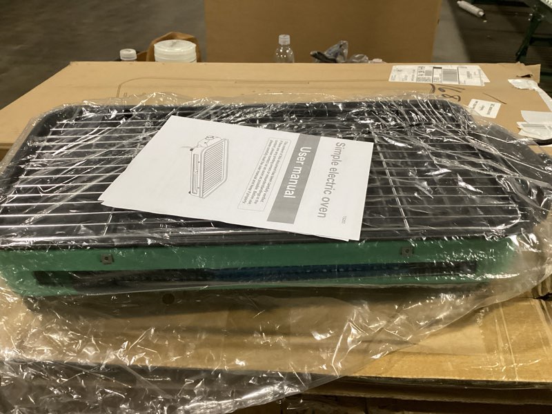 Condition photo showing New/Like New for 1500W Electric Indoor Grill, 2 in 1 Electric Griddle Nonstick with Grill Net & Removable Plate, 5 Adjustable Temperature Control Portable Korean BBQ Grill with 3 Small Trays