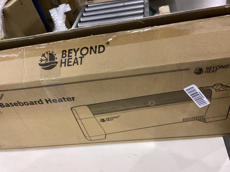 Condition photo showing Good Condition for BEYOND HEAT Electric Baseboard Heater, 1500W Convection Heater with Adjustable thermostat and Overhe