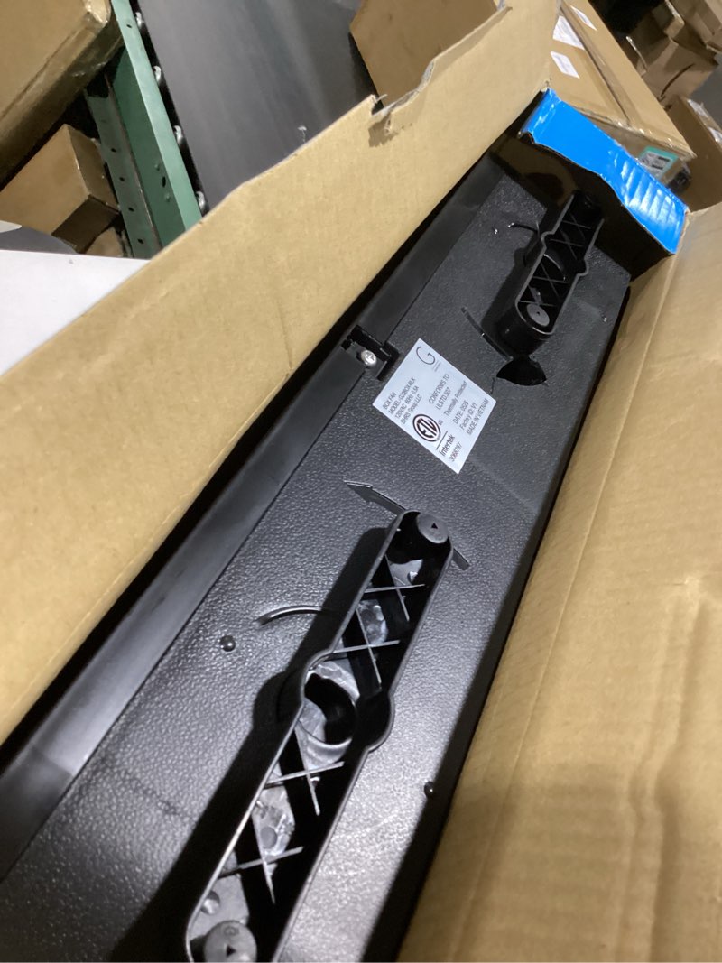 genesis 20" box fan, 3 settings, max cooling technology, carry handle, black (g20box-blk)