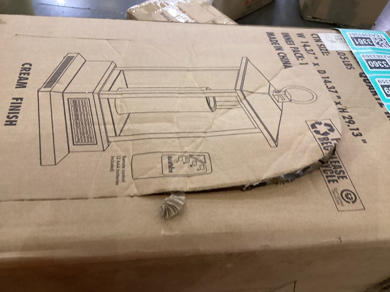 Condition photo showing New/Like New for Duraflame lantern with infrared quartez heater 