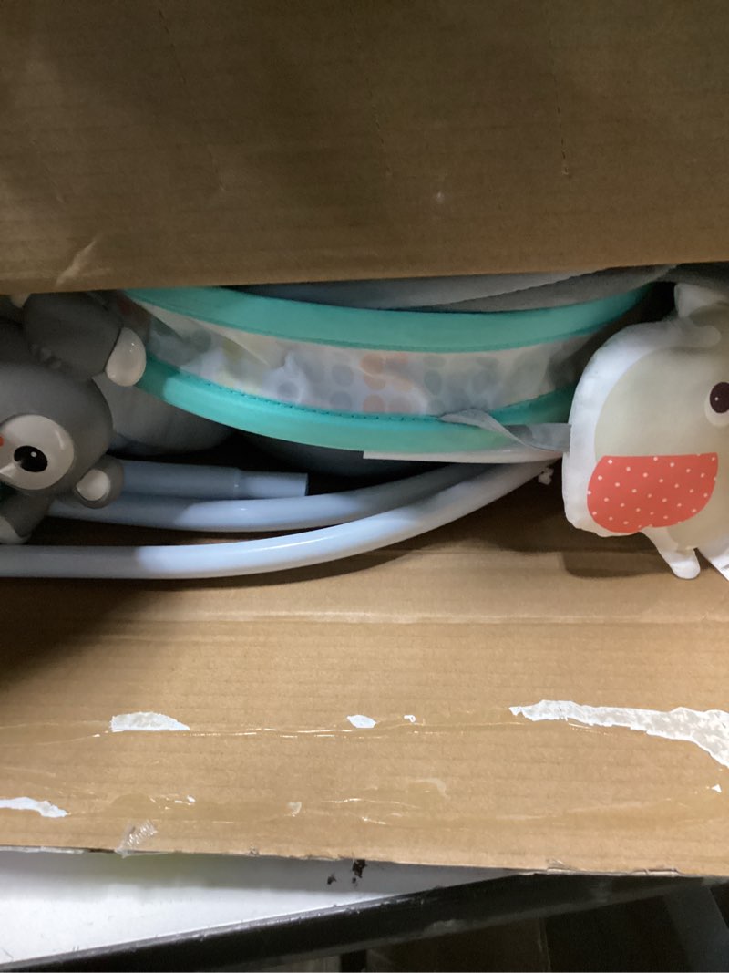 Condition photo showing Good Condition for Bright Starts Portable Automatic 6-Speed Baby Swing with Adaptable Speed, Taggies, Music, Removable-Toy-Bar, 0-9 Months 6-20 lbs (Whimsical Wild)