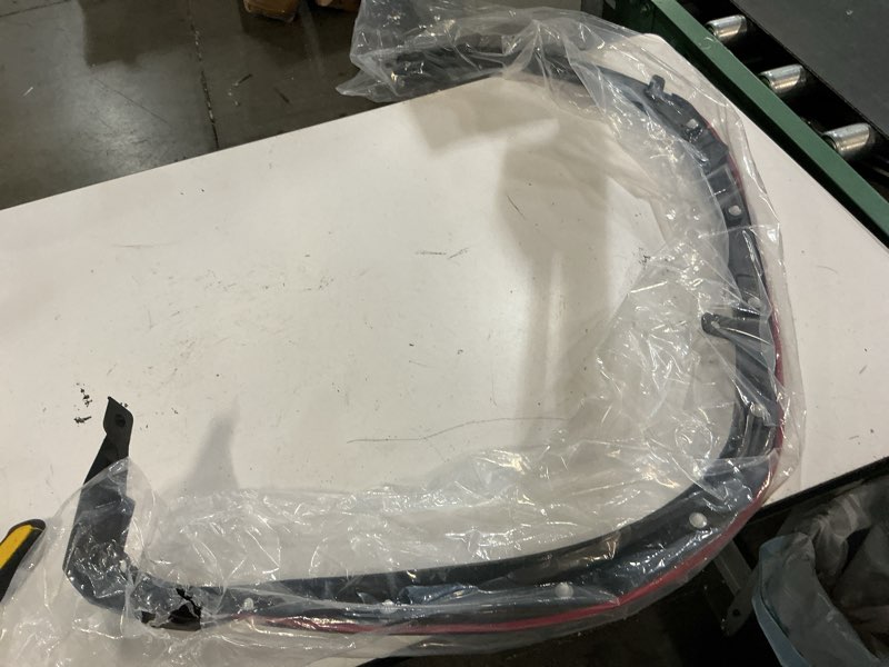 Condition photo showing Good Condition for secosautoparts front passenger side fender trim molding compatible with lexus rx350 rx450h 2016-2019 replacement # 756010e080 lx1291100 - wheel arch molding