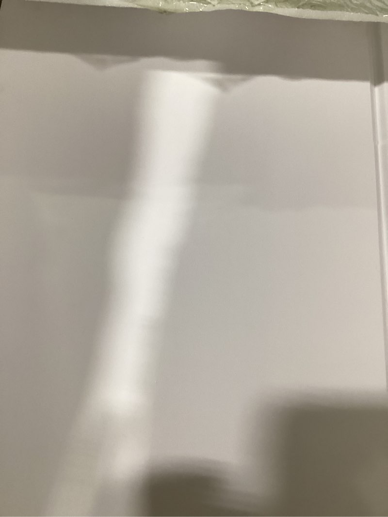 Condition photo showing New/Like New for Wire Shelf Covers Set of 4, 24x16x3 in, Durable PVC Shelf Cover for Wire Shelving Pantry, Kitchen Faux Wood Rack Covers, Moisture-Resistant & Easy-to-Clean Organizer Liners, White #1 White 24x16x3 in