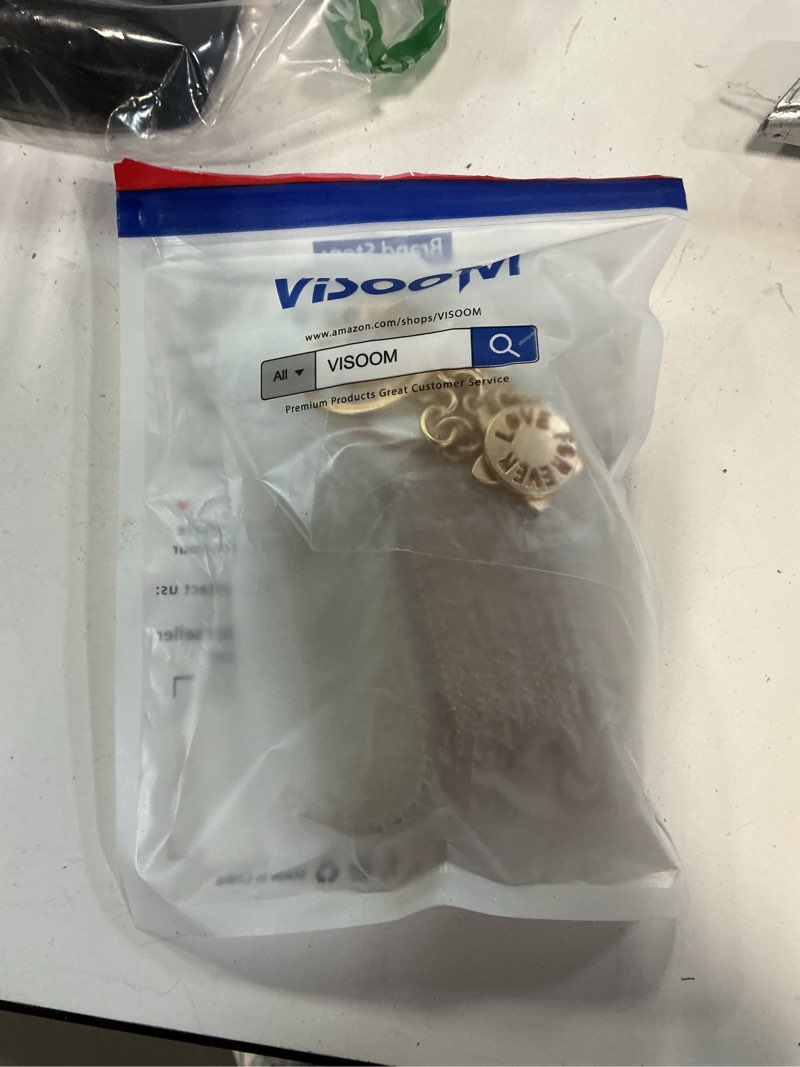 Condition photo showing Good Condition for Case for Apple Airpods Pro 3 Case Cover 2025, VISOOM Bling Jewerly Airpods iPods Pro3 Cases Cute Glitter Diamond Airpod iPod Pro3 Cases Rhinestone AirPods iPods Pro 3rd Gen Cas with Keychain for Women Champagne Gold For Airpods Pro 3