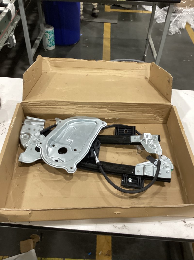 Condition photo showing As Is for 1y0837461f driver side power window regulator compatible with beetle convertible 2003-2010 front left window lift replace 1y0837461b