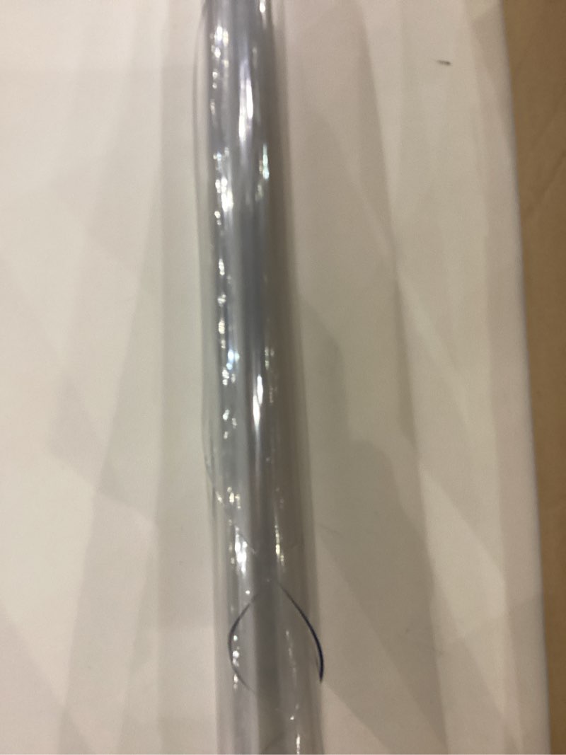 AimerGro 26 Inch Clear Round Table Cover Protector 1.5mm Thick Plastic Vinyl Tablecloth Protector Ma