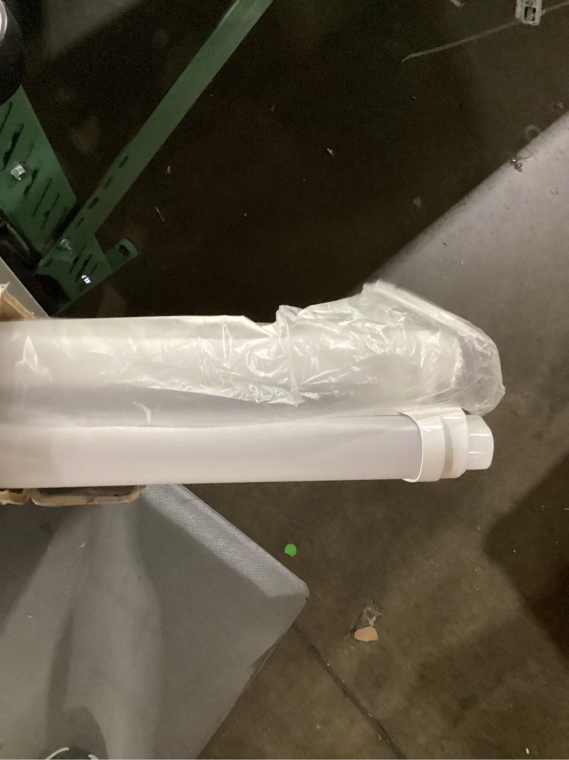 Condition photo showing As Is for fluorescent light bulbs 48 inch, t8 led bulb 4 foot type a+b replacement for f32t8 or f40t12 tube, 24w 3200lm 5000k daylight, double or single end powered, 2-pack 5000k 2 pack